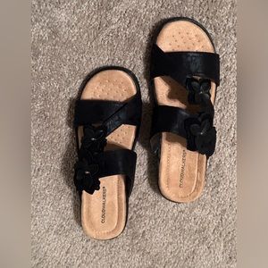 Avenue Cloud walkers black Piper Sandals